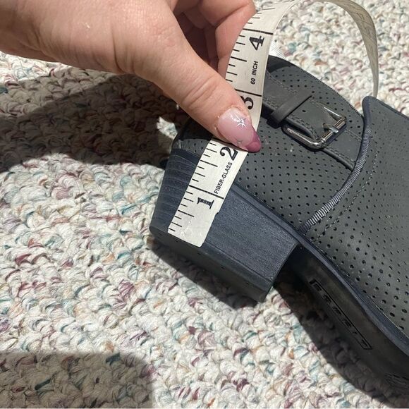 Esprit Grey Buckle Ankle Bootie Boots - Picture 2 of 7